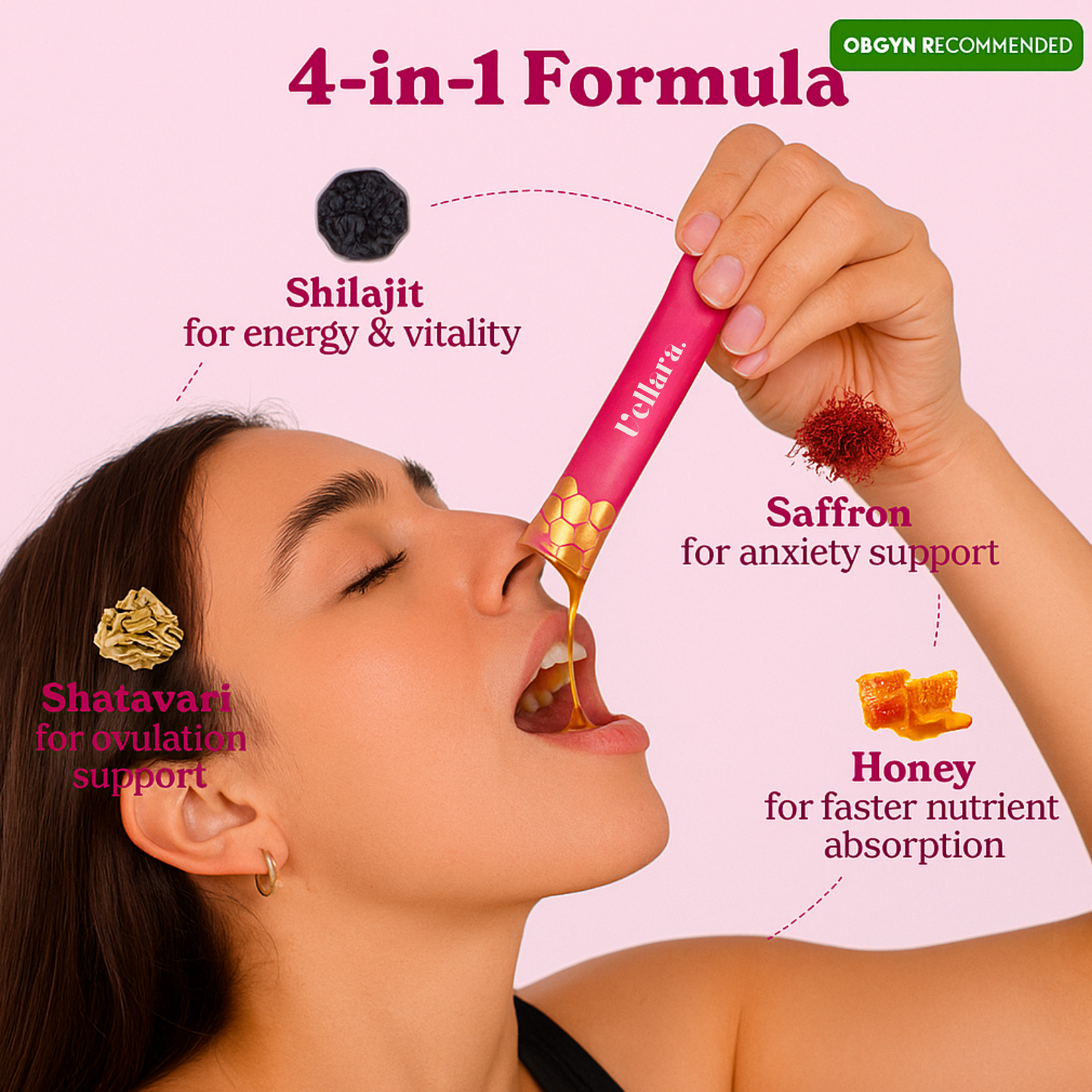 SHE-Lajit Honey Sticks (Pack of 30)